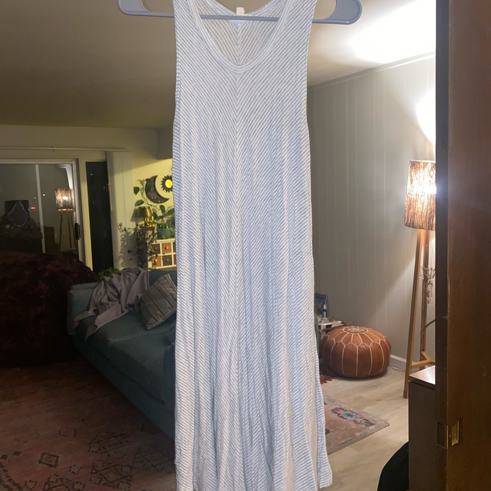 Stripped flowy dress